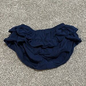 Mayoral Navy Blue‎ Ruffle Bloomer 6-9 months